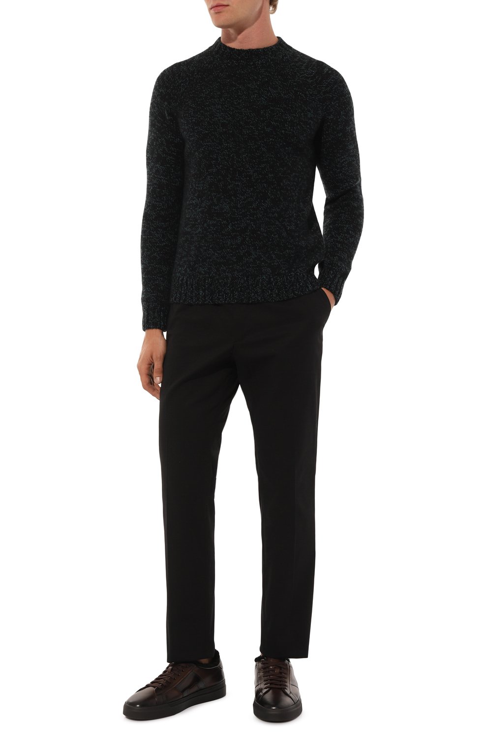 Кожаные кеды gloria SANTONI, арт. MBGG22018SM0PG0N, фото 2