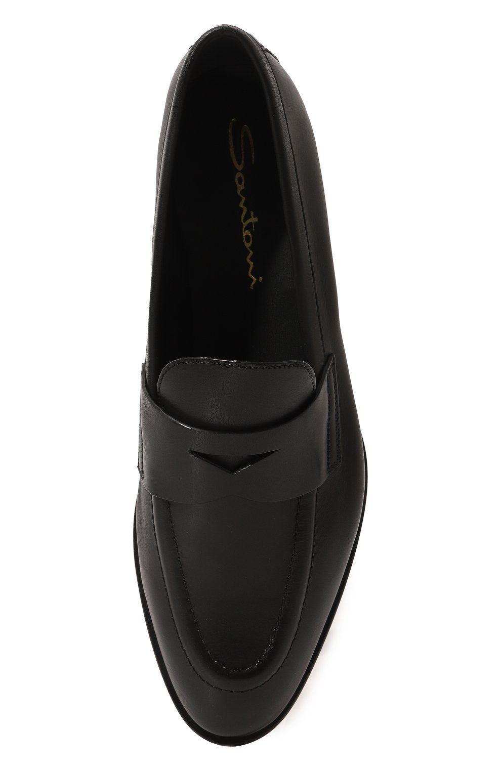 Кожаные лоферы SANTONI, арт. WUSF59962HAFSLGAC50, фото 6