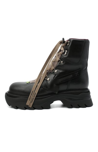 Кожаные ботинки equipment OFF-WHITE, арт. 0MIA184E20LEA0010600, фото 3