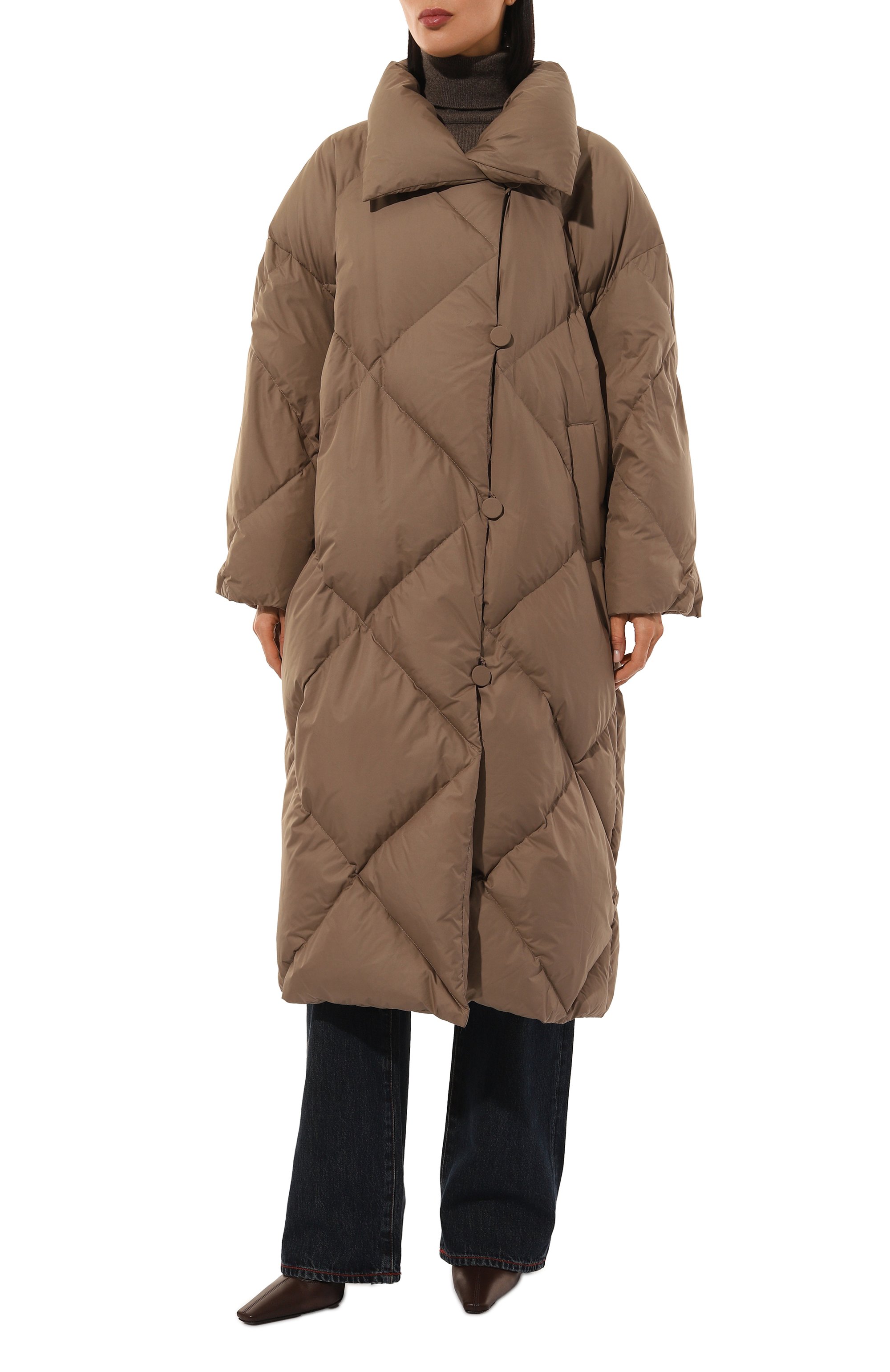 Пуховик ANTONELLI FIRENZE темно-бежевого цвета по цене 145500 руб., арт. M7022/367C, фото 3 Пуховик ANTONELLI FIRENZE, арт. M7022/367C, фото 3