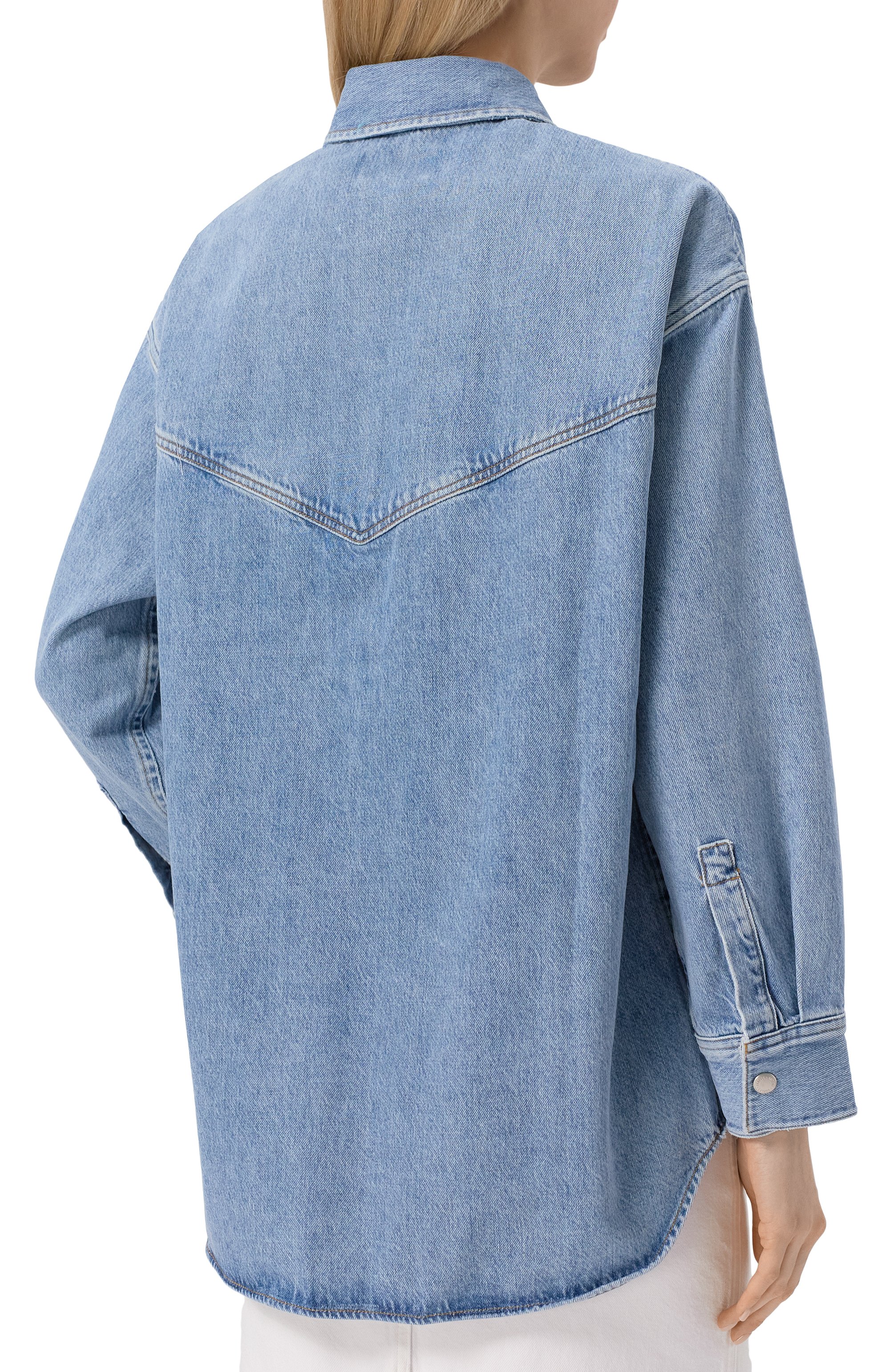 Джинсовая рубашка AGOLDE, арт. A73573018, фото 4