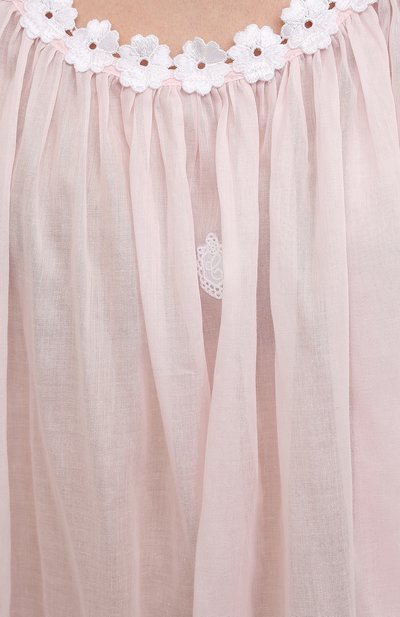 Хлопковая сорочка CELESTINE розового цвета по цене 45400 руб., арт. 10002719/CHARLYN-2 NG, фото 5 Хлопковая сорочка CELESTINE, арт. 10002719/CHARLYN-2 NG, фото 5