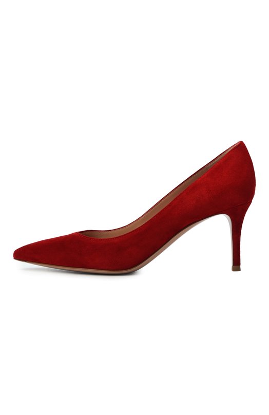 Замшевые туфли Gianvito 70 Gianvito Rossi G26770.70RIC.CAMR0UG Красный  G26770.70RIC.CAMR0UG Фото 4