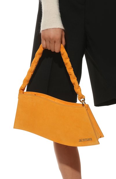 Сумка la vague JACQUEMUS оранжевого цвета по цене 87600 руб., арт. 221BA021-3020, фото 2 Сумка la vague JACQUEMUS, арт. 221BA021-3020, фото 2