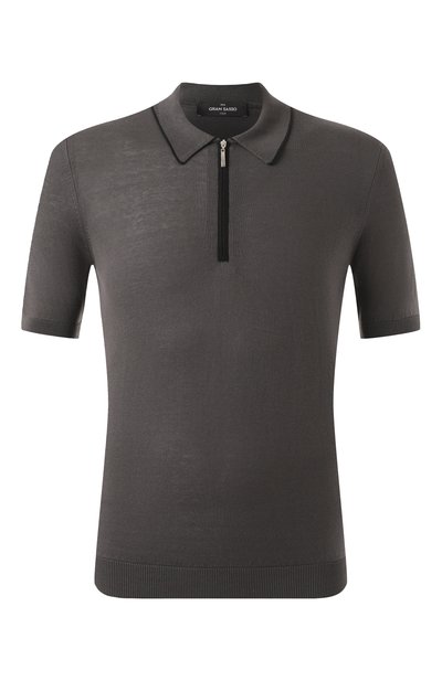 Мужская шелковое поло GRAN SASSO, арт. 43166/23506