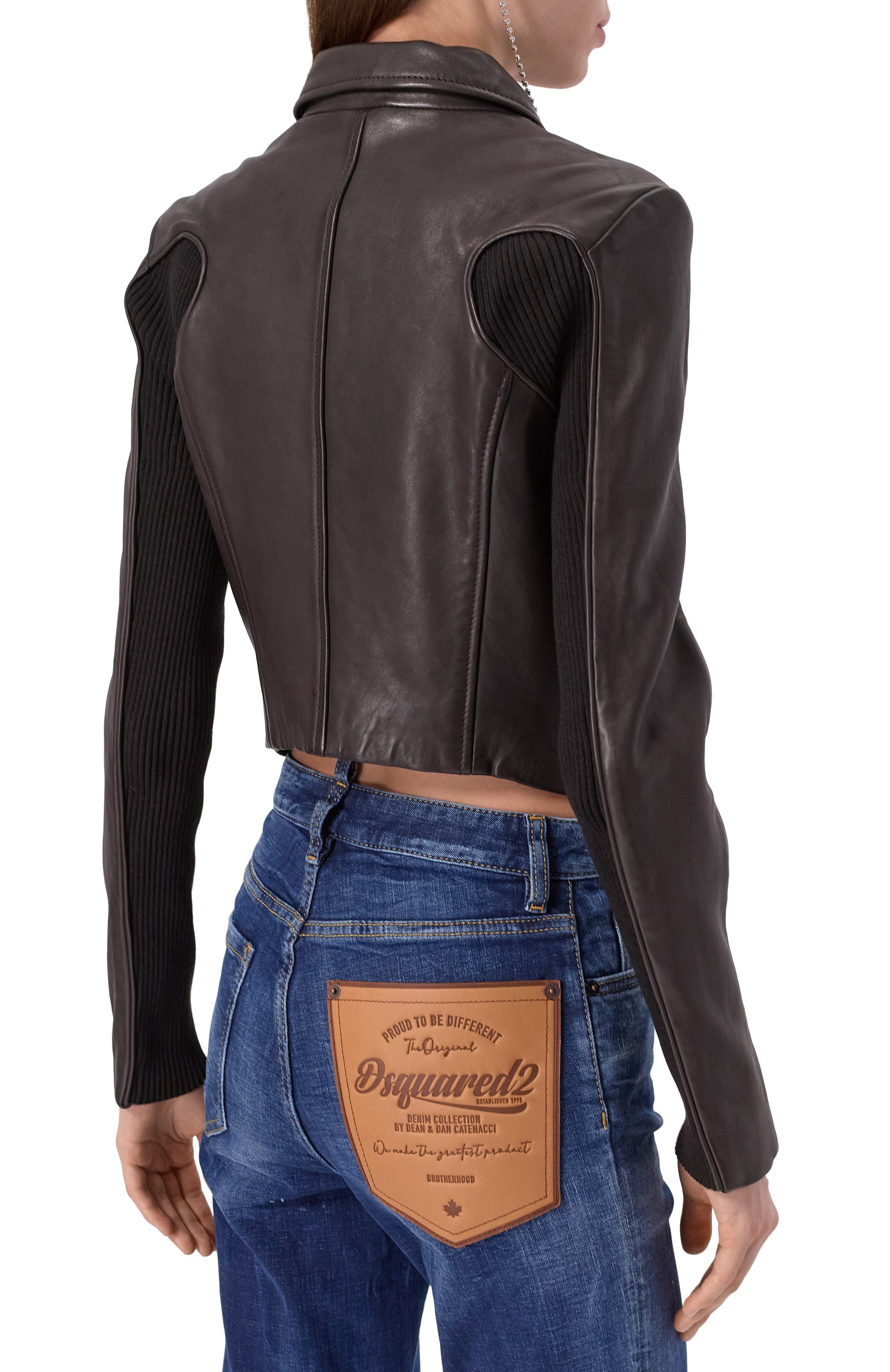 Кожаная куртка DIESEL, арт. A15373/0AJIR, фото 4