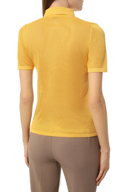 Шелковое поло KITON, арт. D55714069, фото 4