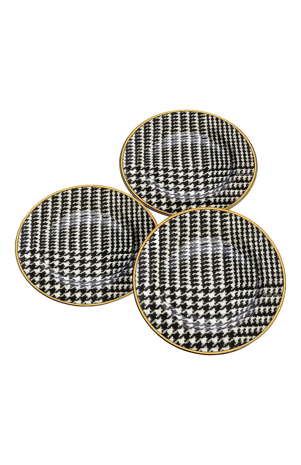 Набор из 4-х салатных тарелок wessex RALPH LAUREN черно-белого цвета по цене 10550 руб., арт. 680708263, фото 1 Набор из 4-х салатных тарелок wessex RALPH LAUREN, арт. 680708263, фото 1