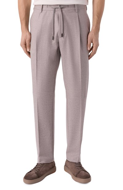 Брюки из шерсти и кашемира CAPOBIANCO, арт. 19M808.FA00., фото 3