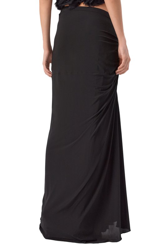 Юбка из вискозы Alaia AA9J2378J050B Чёрный  AA9J2378J050B Фото 4