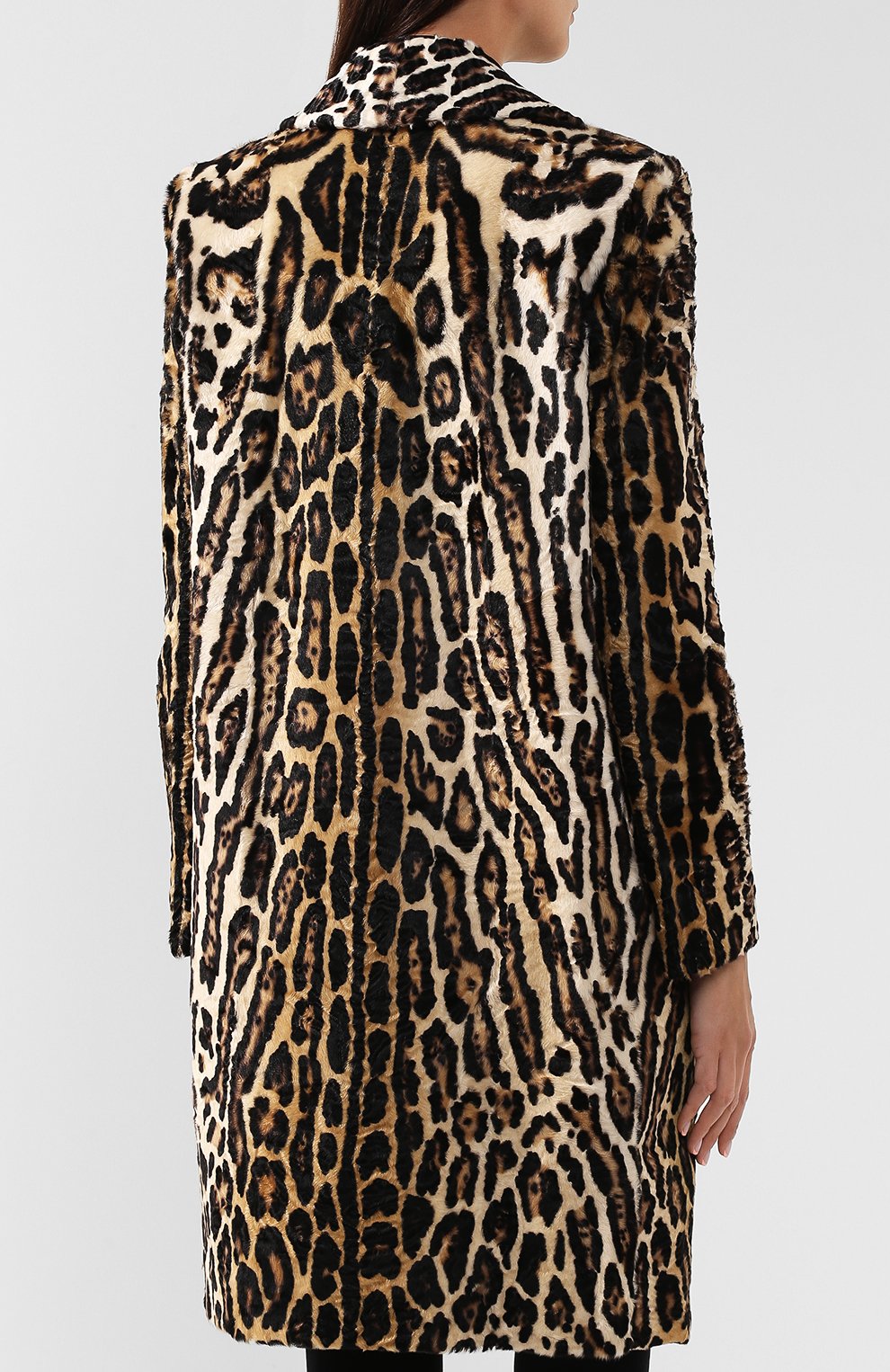 Шуба с принтом SAINT LAURENT, арт. 587265/Y7PI2, фото 4