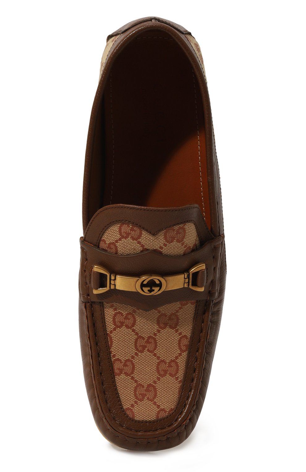 Комбинированные мокасины GUCCI, арт. 655519 1X020, фото 6