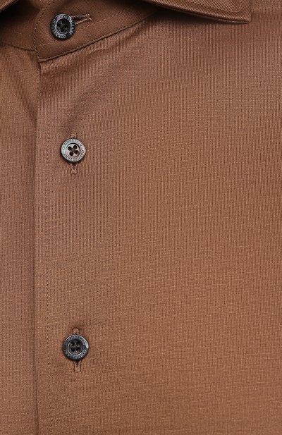 Хлопковая рубашка CORNELIANI, арт. 87P112-1111214/00, фото 5