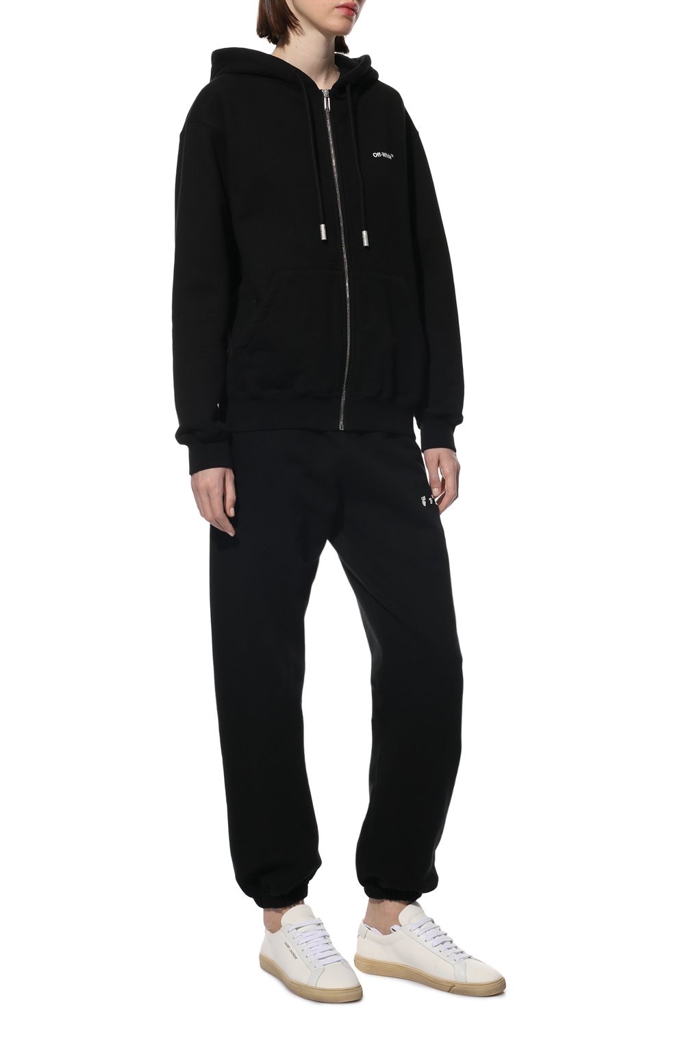 Хлопковые джоггеры OFF-WHITE, арт. 0WCH006C99JER001, фото 2