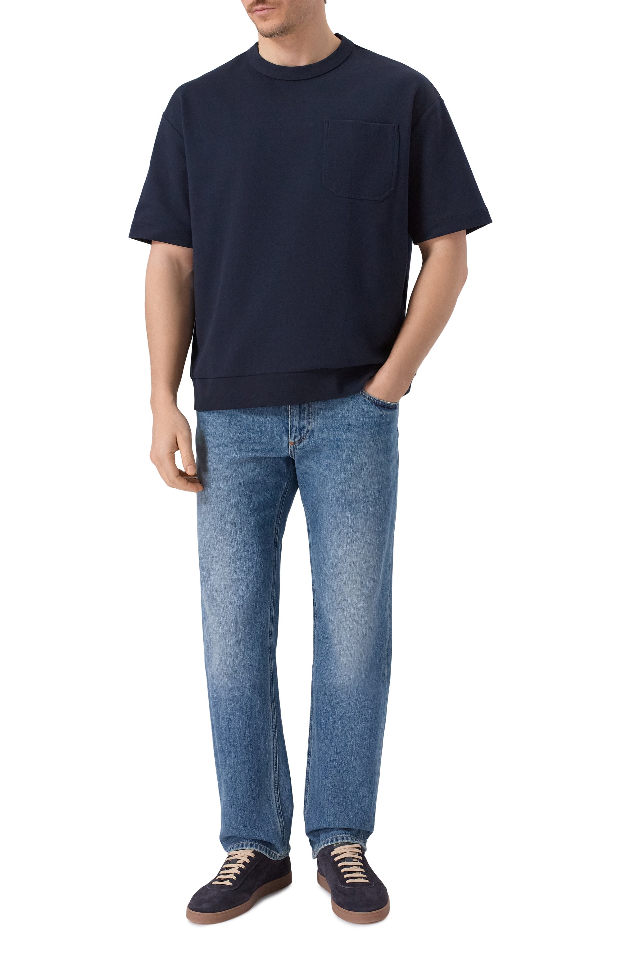 Хлопковая футболка BOSS, арт. 50554243, фото 2