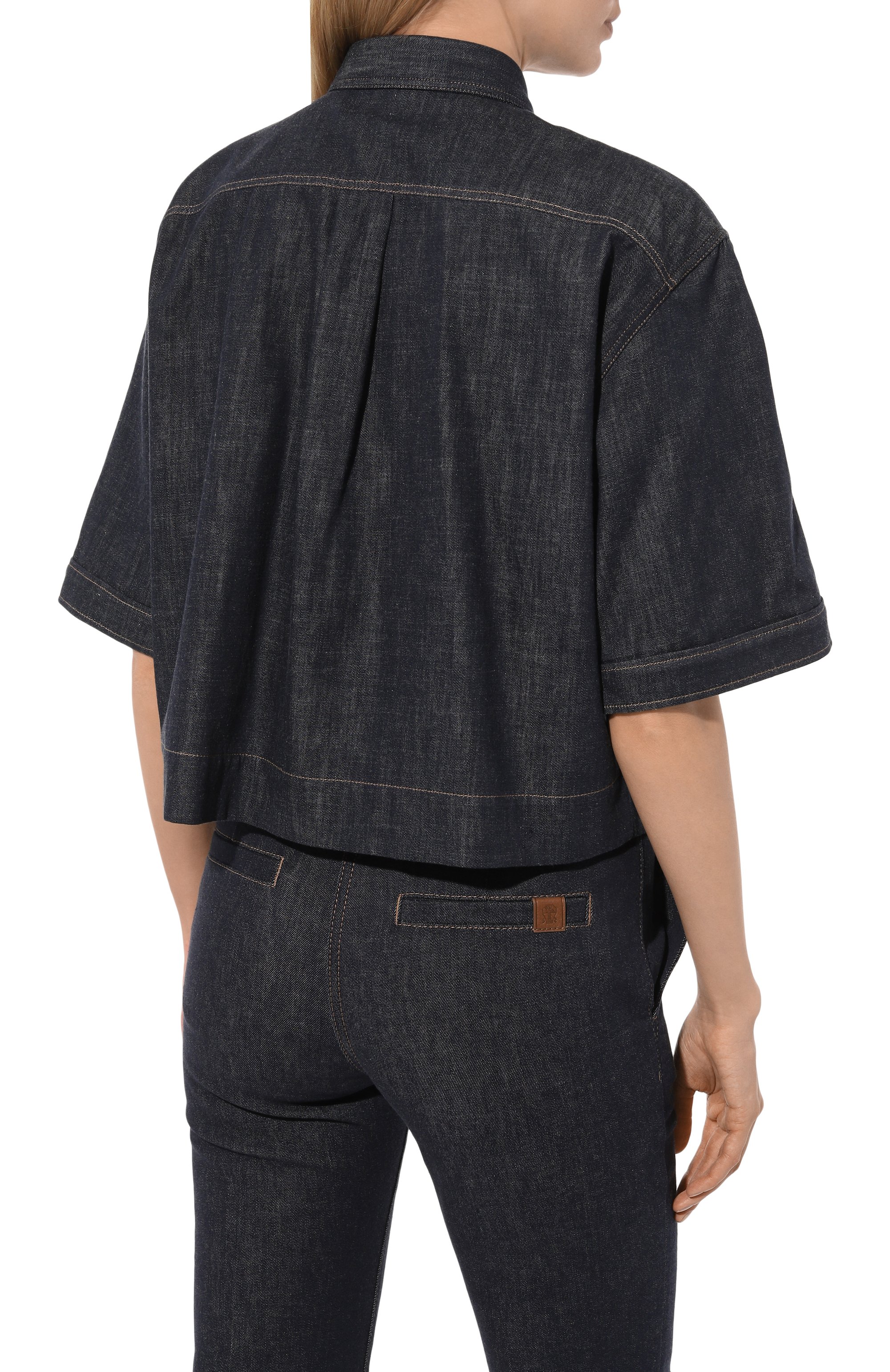 Джинсовая рубашка BRUNELLO CUCINELLI, арт. M0F28MH636, фото 4