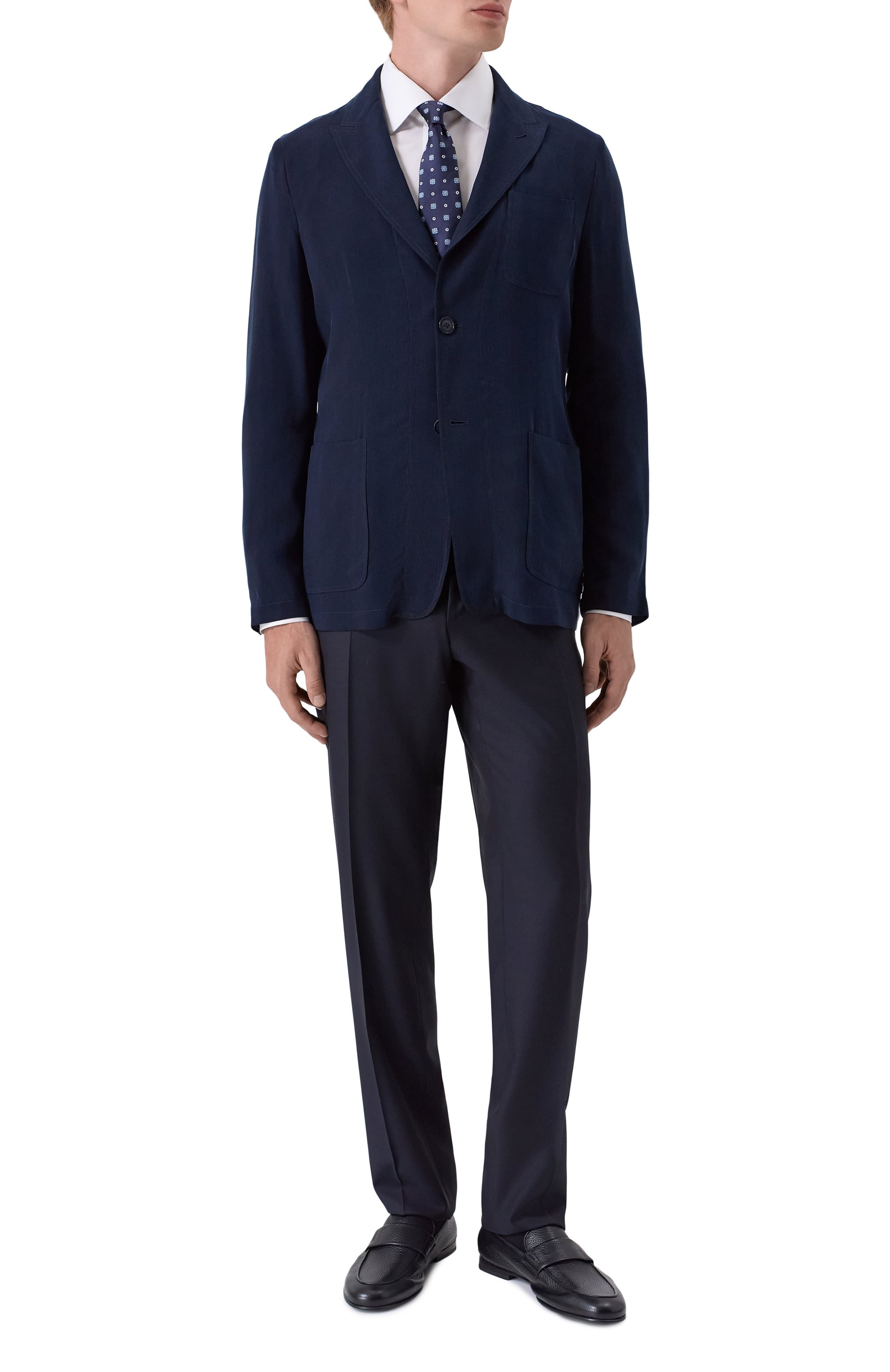 Кожаные лоферы BARRETT, арт. 261U037.4/CERV0, фото 2