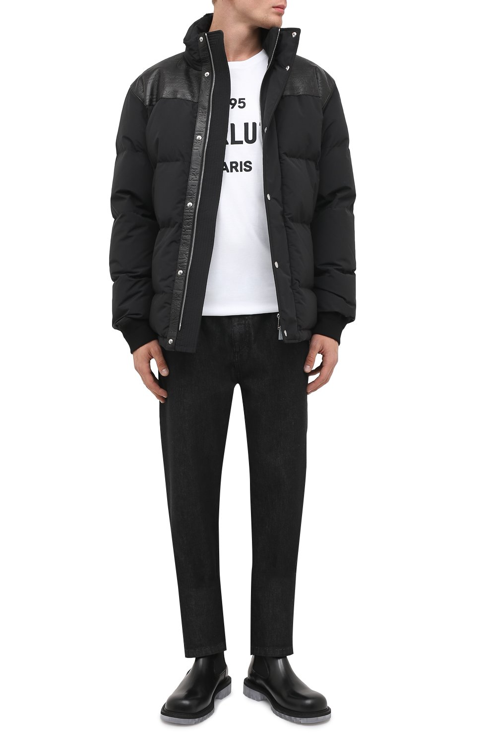 Пуховик с кожаной отделкой BERLUTI, арт. R180BL90-001, фото 2