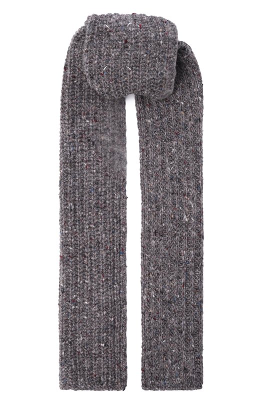 Шерстяной шарф Maison Margiela S50TE0110/M13150 Серый S50TE0110/M13150