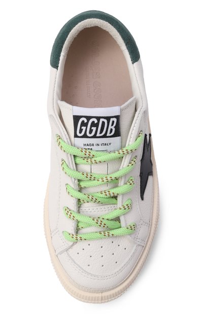 Кожаные кеды may GOLDEN GOOSE DELUXE BRAND, арт. GYF00496.F008670, фото 4