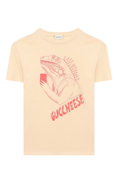 Хлопковая футболка GUCCI, арт. 575114/XJCP0, фото 1