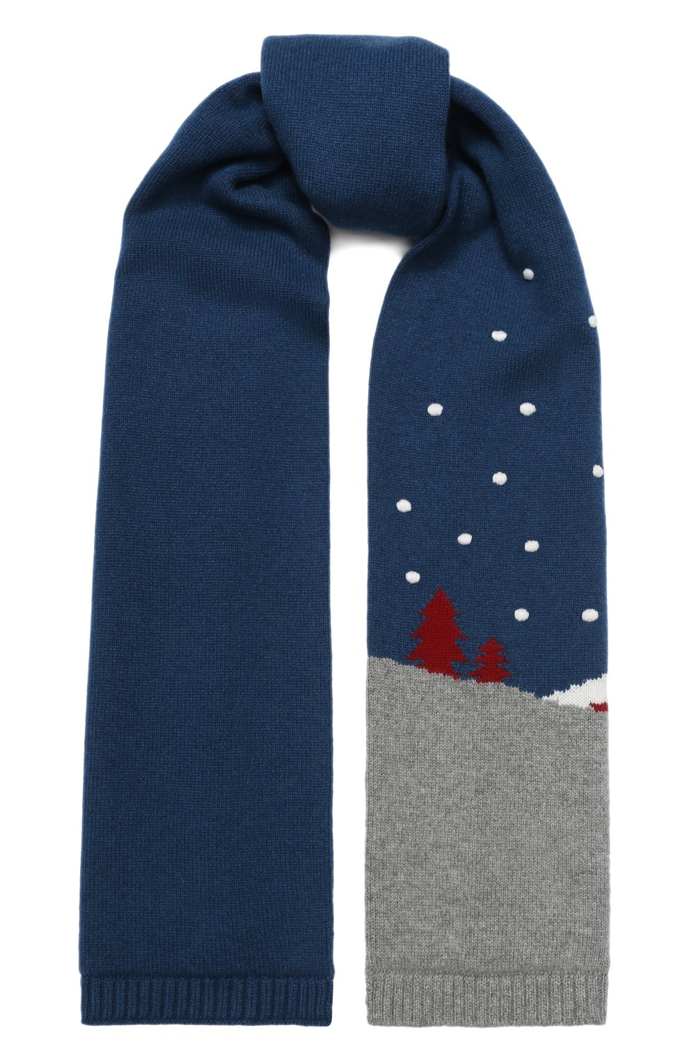 Кашемировый шарф snowy land LORO PIANA, арт. FAL0951, фото 1