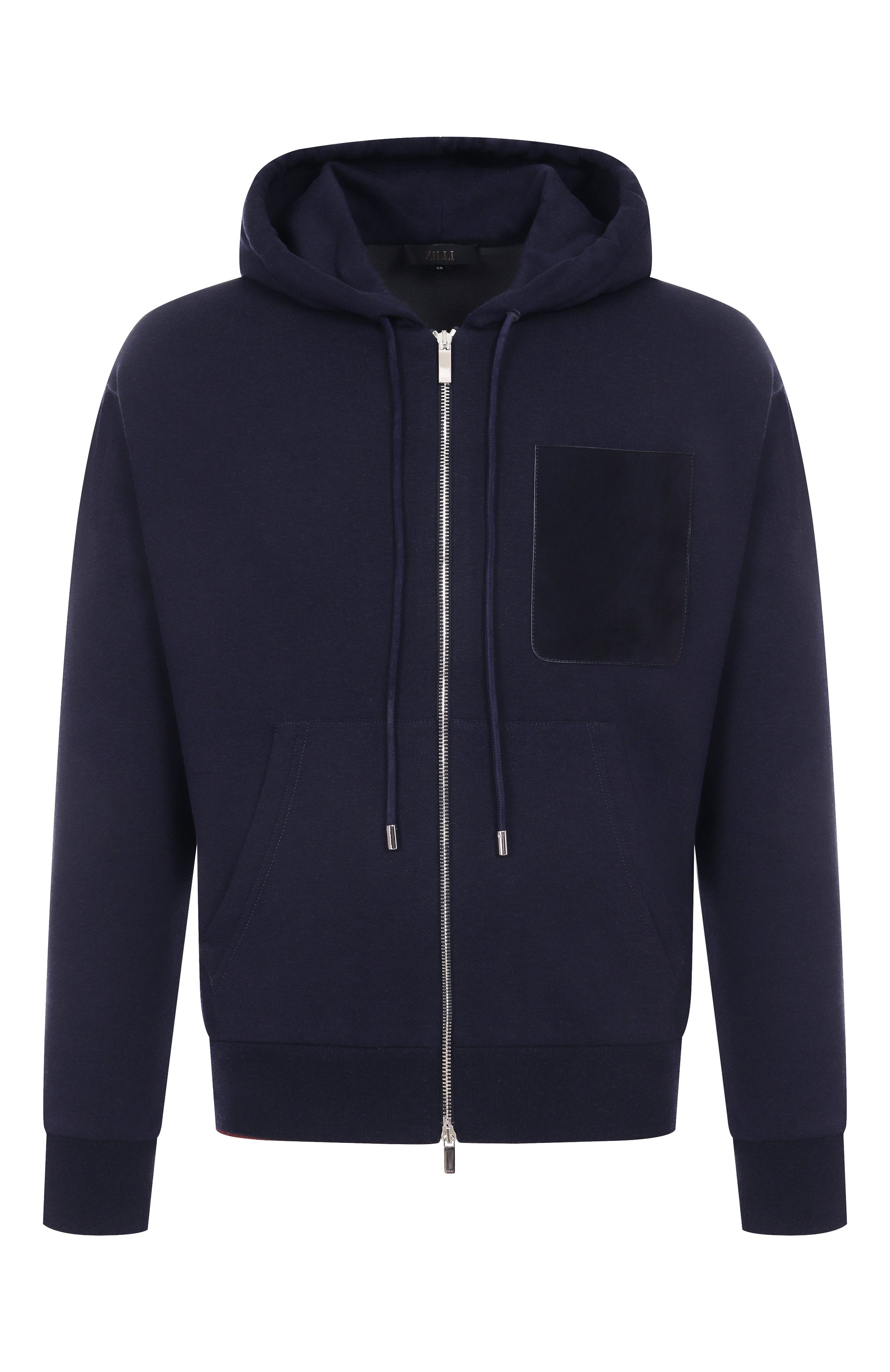 Толстовка из хлопка и кашемира ZILLI, арт. SWS006M0176VEST00, фото 1