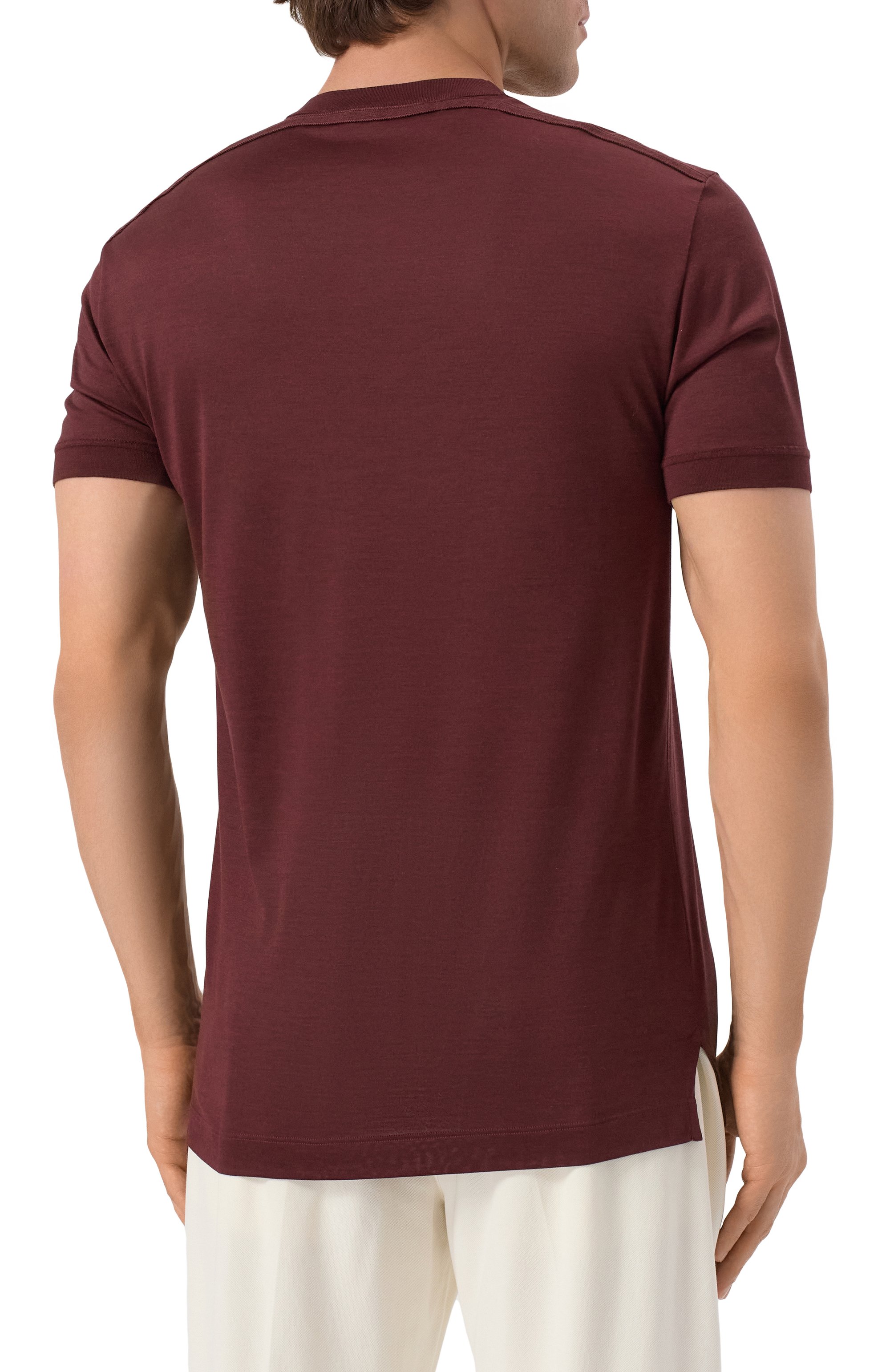 Шелковая футболка DOLCE & GABBANA, арт. G8SA9Z/FU75F, фото 4