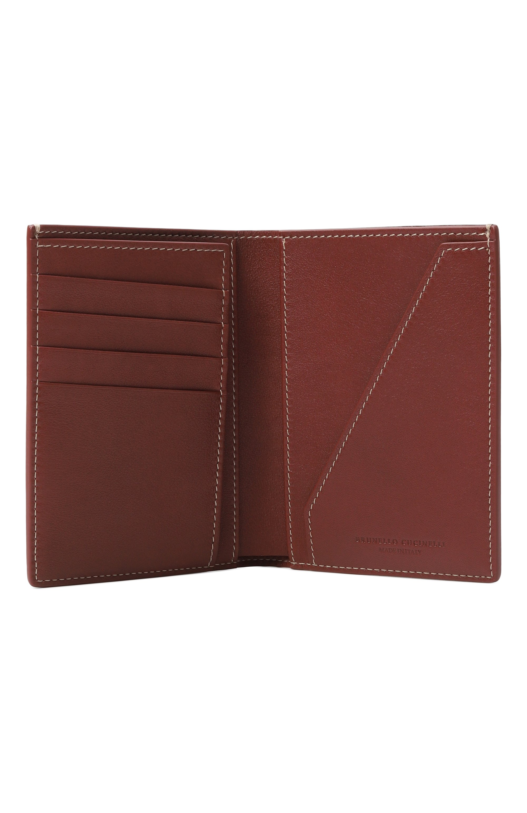 Кожаная обложка для паспорта BRUNELLO CUCINELLI, арт. MWN0BU436, фото 3