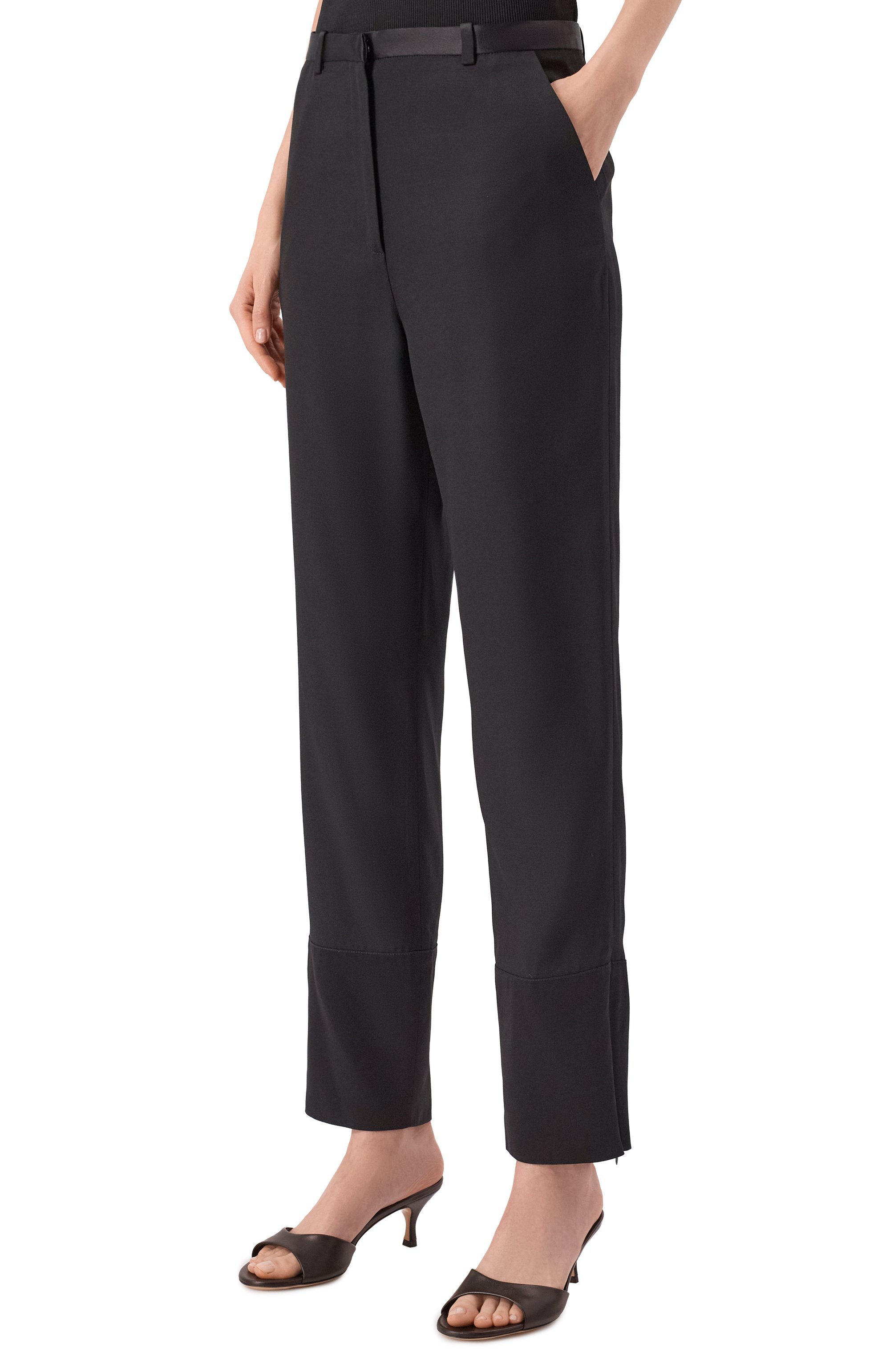 Брюки из вискозы и шерсти LOULOU DE SAISON, арт. MAH0NEY, фото 3