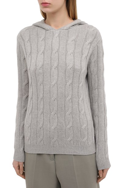 Кашемировое худи RALPH LAUREN серого цвета по цене 186500 руб., арт. 290815989, фото 3 Кашемировое худи RALPH LAUREN, арт. 290815989, фото 3