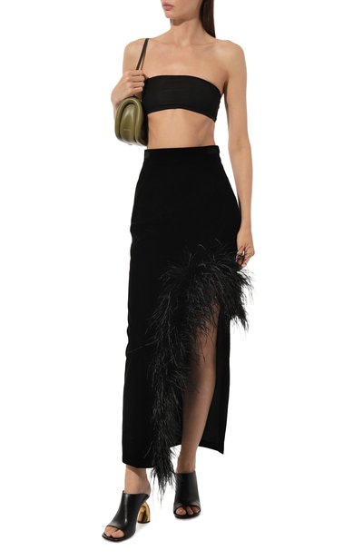 Юбка с отделкой перьями ALINE, арт. AL141203, фото 2