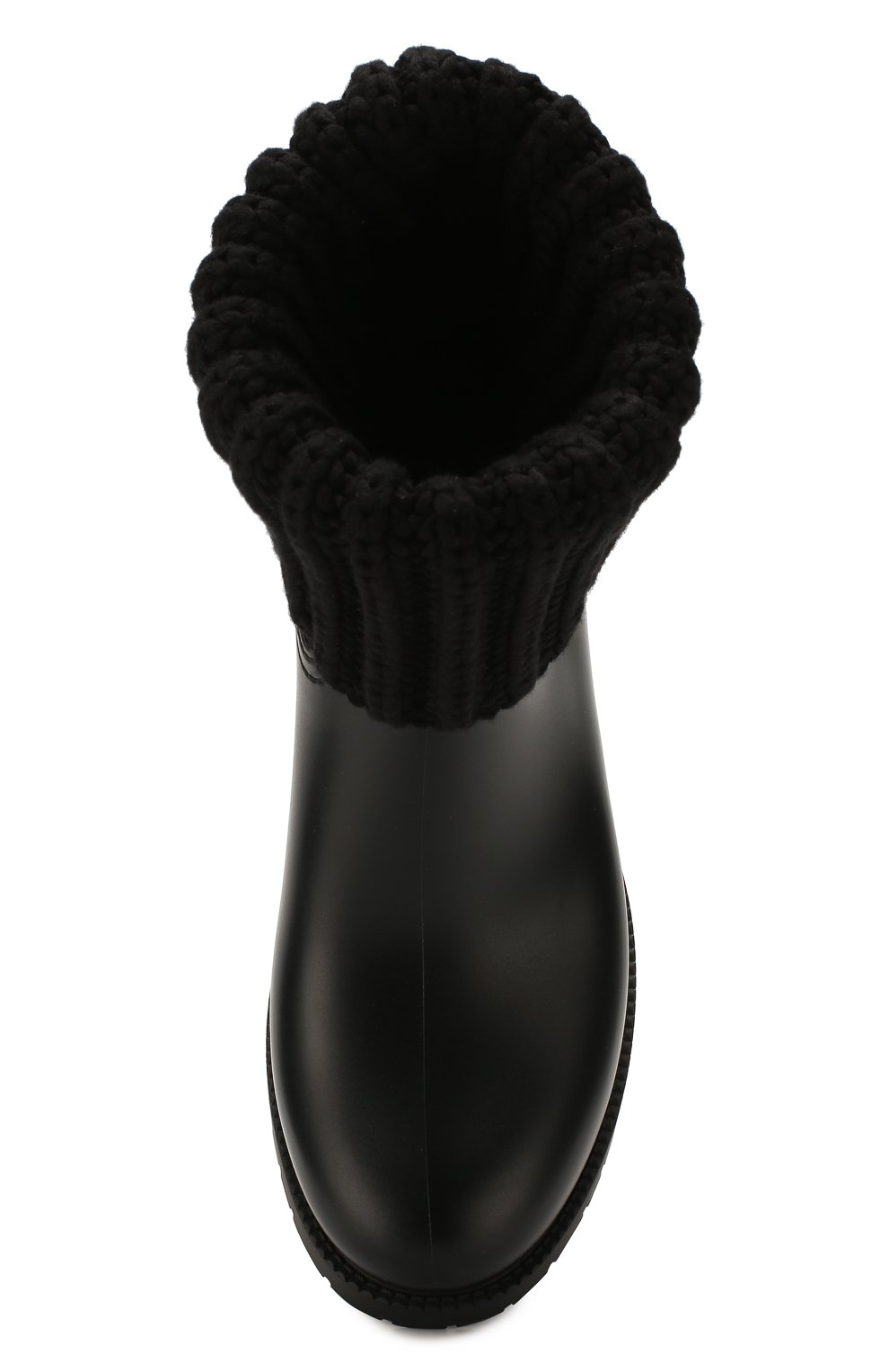 Резиновые сапоги MONCLER черного цвета по цене 24800 руб., арт. F1-09B-4G700-00-01623, фото 5 Резиновые сапоги MONCLER, арт. F1-09B-4G700-00-01623, фото 5