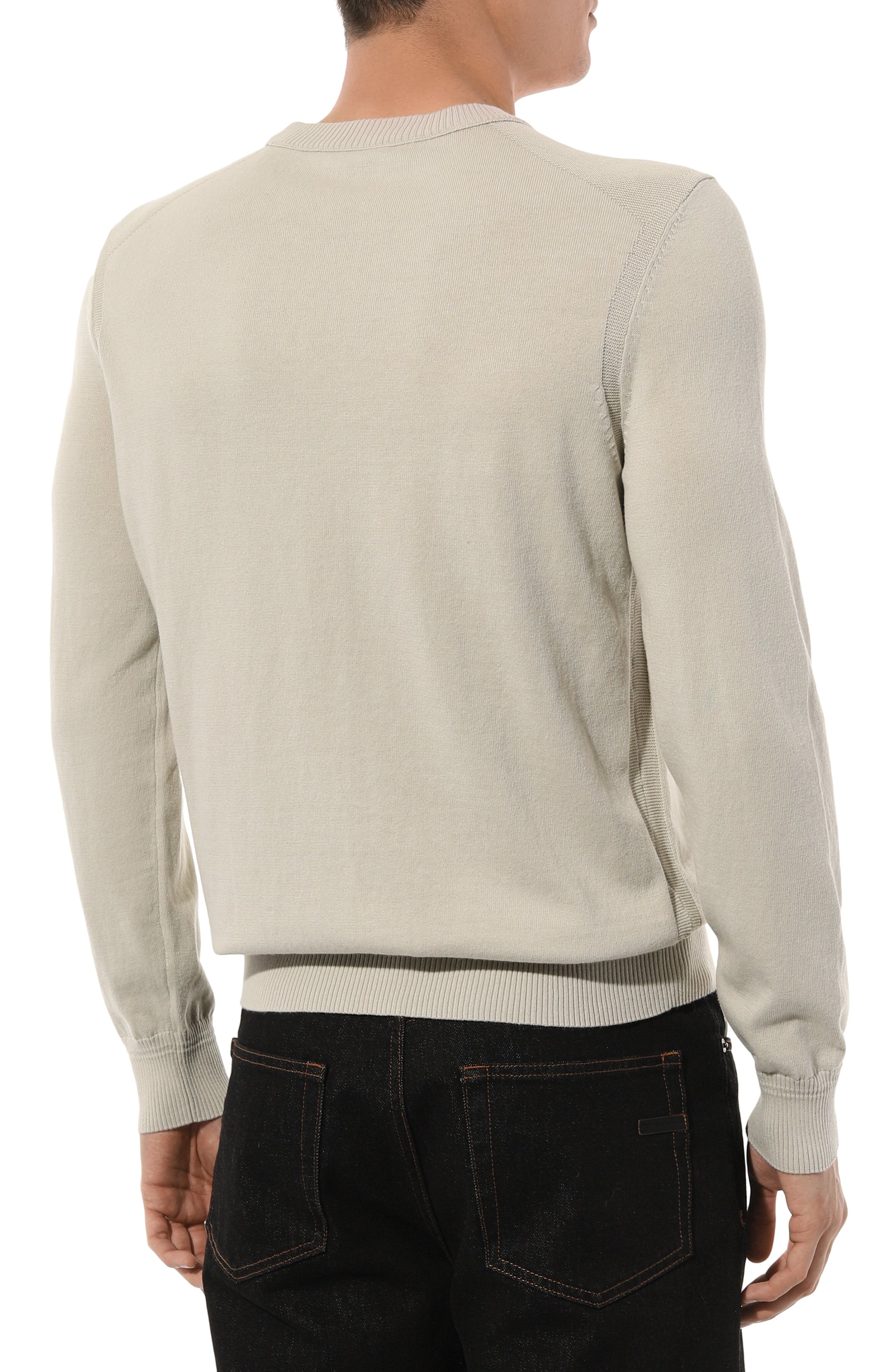 Хлопковый джемпер BOSS ORANGE, арт. 50508766, фото 4