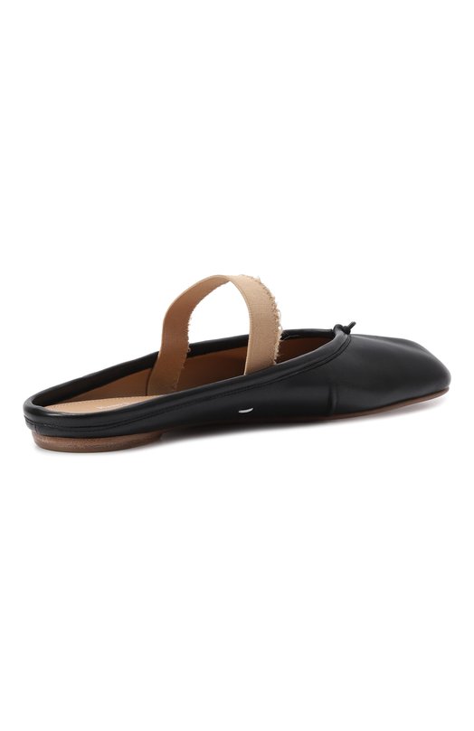 Кожаные сабо Tabi Maison Margiela S39WZ0103/P6853 Чёрный  S39WZ0103/P6853 Фото 5