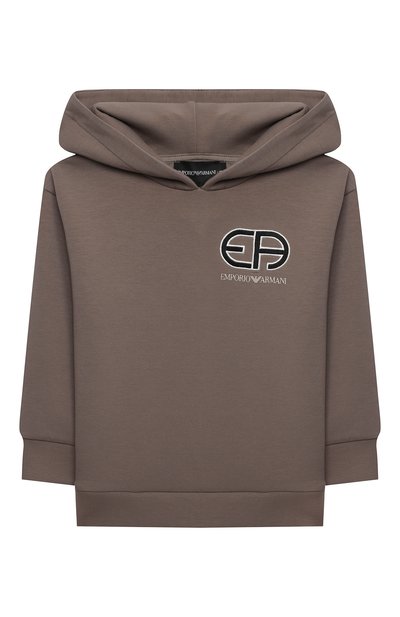 Хлопковое худи EMPORIO ARMANI, арт. 3K4MG4/1JHSZ, фото 1