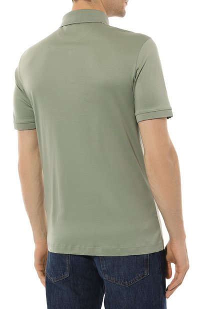 Хлопковое поло BOSS CAMEL, арт. 50494980, фото 4