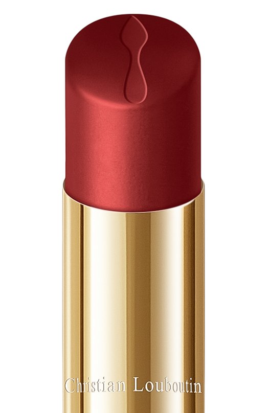 фото Матовая помада для губ rouge stiletto lumi matte, оттенок dirty red 147l (2g) christian louboutin