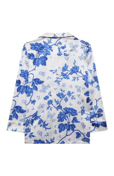 Шелковая пижама LITTLE YOLKE, арт. AW21-12S-WAL-BL, фото 3