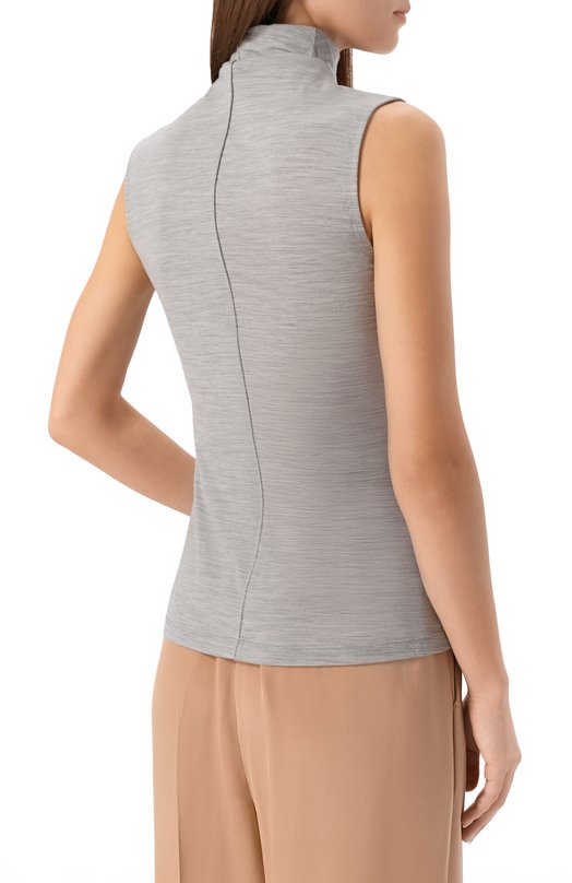 Топ из лиоцелла и шерсти 12 STOREEZ 133029 Серый  133029 Фото 4