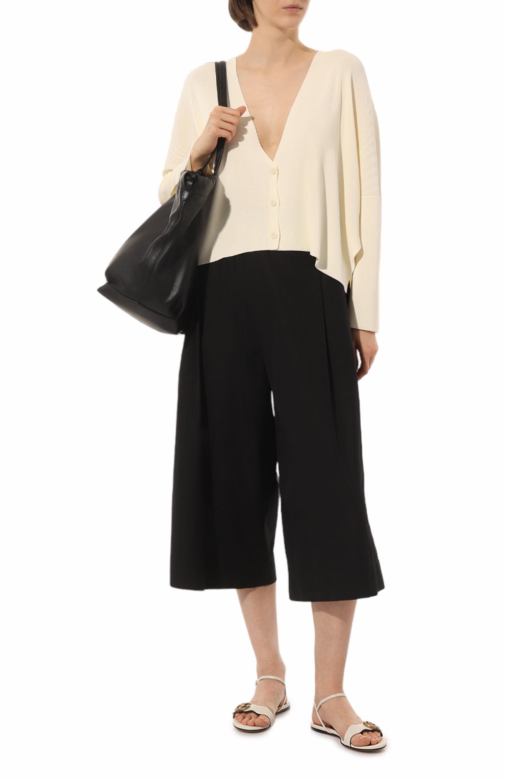 Кожаные сандалии GUCCI кремового цвета по цене 74880 руб., арт. 524631 A3N00, фото 2 Кожаные сандалии GUCCI, арт. 524631 A3N00, фото 2