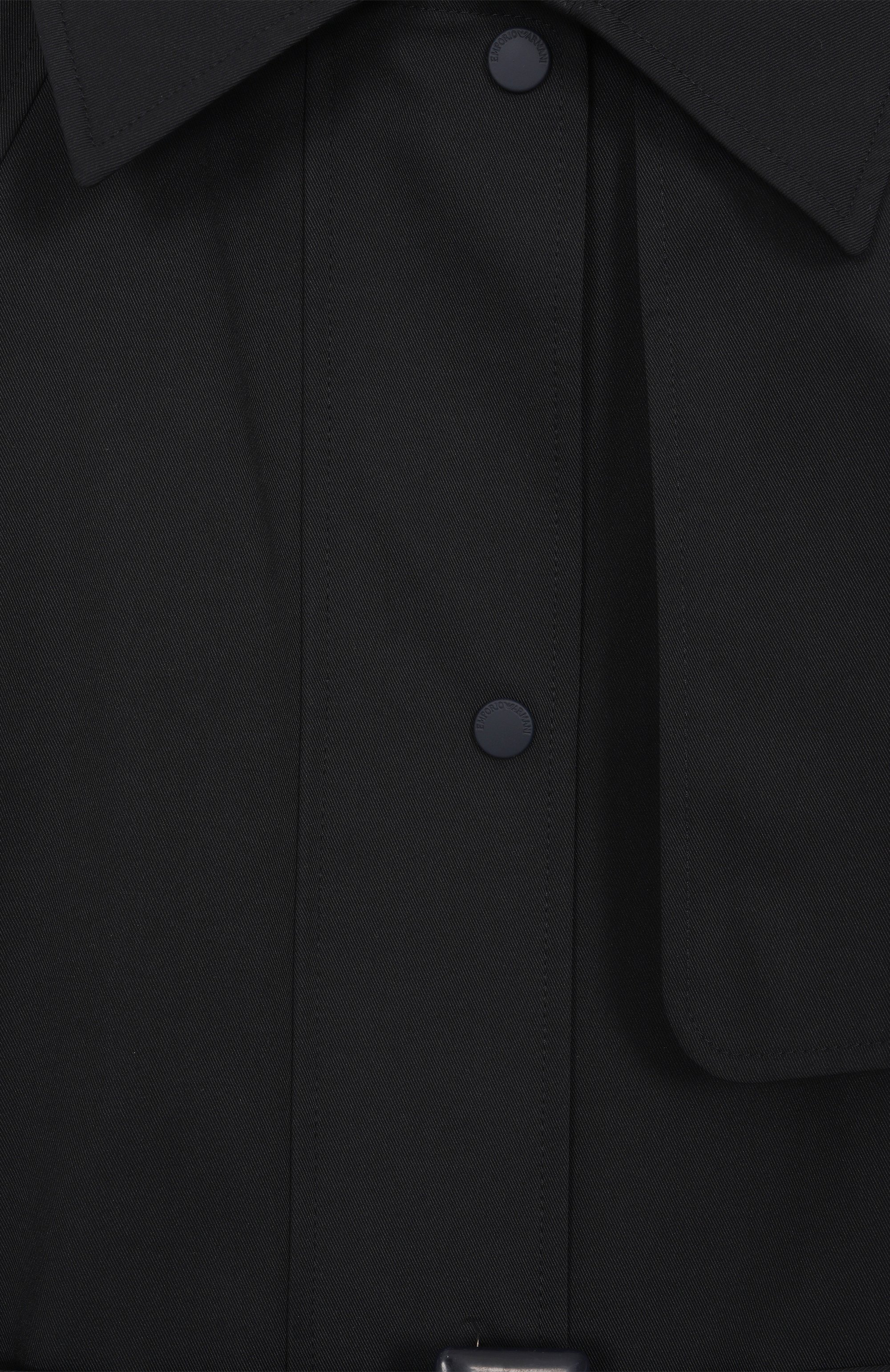 Тренч EMPORIO ARMANI темно-синего цвета по цене 40950 руб., арт. EG000089/AF12646, фото 3 Тренч EMPORIO ARMANI, арт. EG000089/AF12646, фото 3