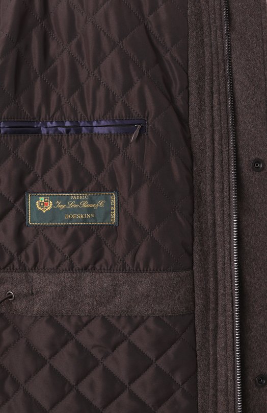 Шерстяная куртка Sartoria Latorre VALERI0/UG0706 Коричневый  VALERI0/UG0706 Фото 6