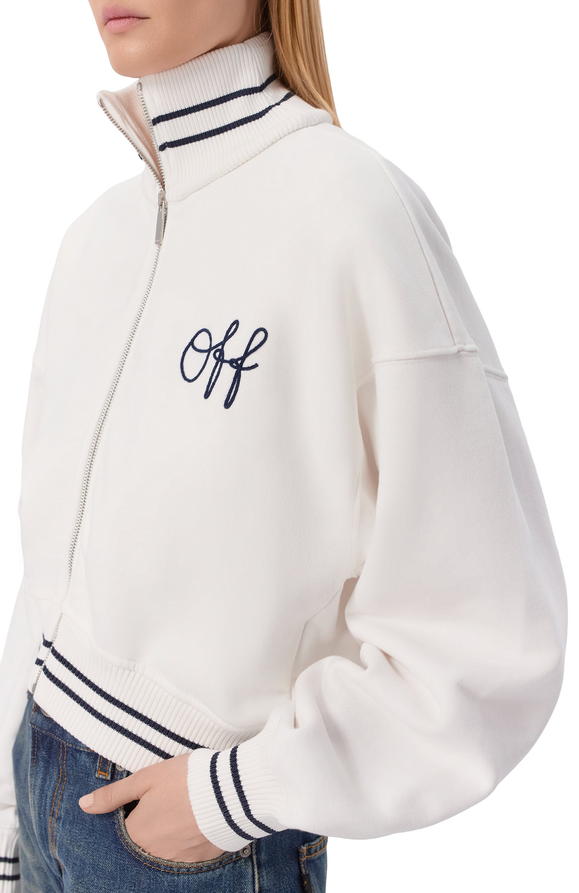 Хлопковая толстовка OFF-WHITE, арт. 0WBE008F25FLE001, фото 5