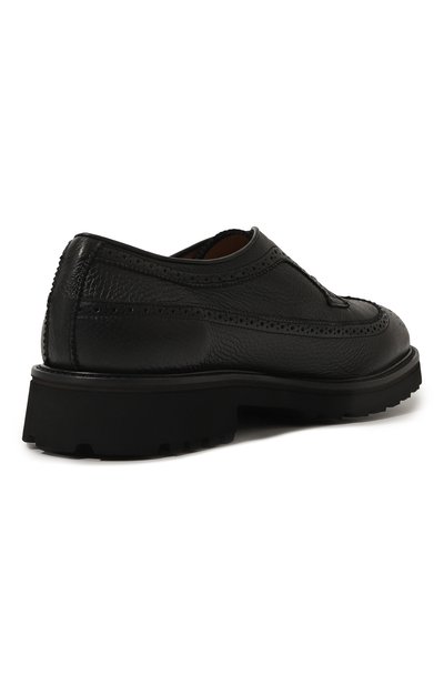 Кожаные дерби CAMERLENGO черного цвета по цене 46300 руб., арт. 16591/NER0, фото 5 Кожаные дерби CAMERLENGO, арт. 16591/NER0, фото 5