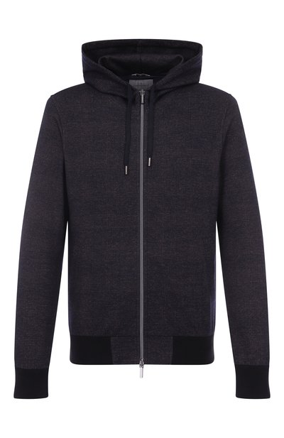 Мужской кардиган из шерсти и хлопка CAPOBIANCO, арт. 19M410.PT00./48