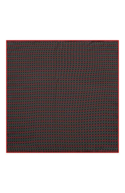 Шелковый платок GUCCI синего цвета по цене 20160 руб., арт. 649631 4G001, фото 3 Шелковый платок GUCCI, арт. 649631 4G001, фото 3