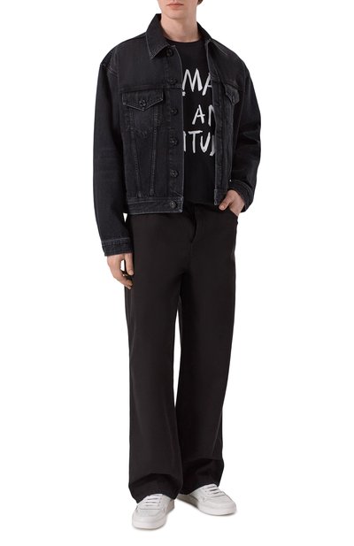 Мужская джинсовая куртка BALMAIN, арт. GH1TC330/DG13