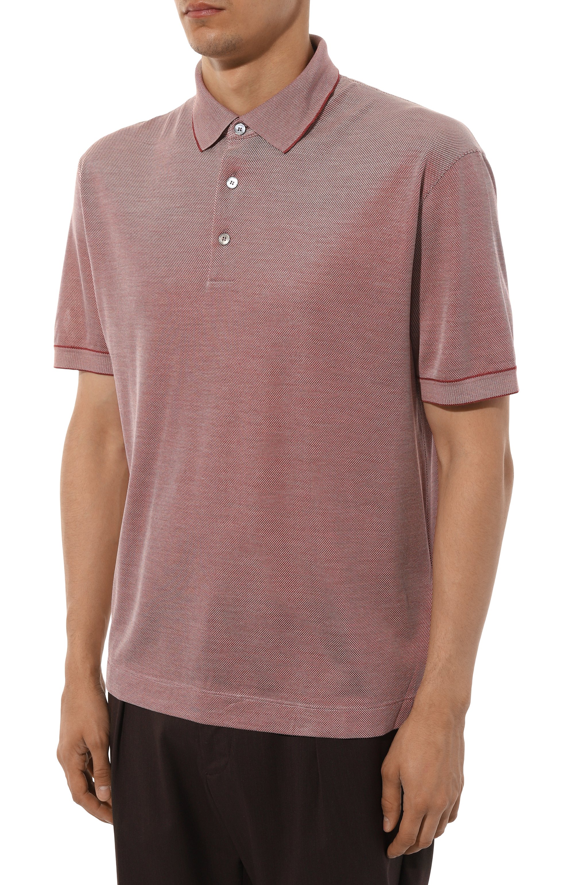 Шелковое поло ZEGNA, арт. UB330A5/B775R05, фото 3