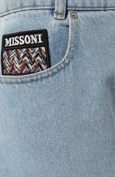 Джинсы MISSONI голубого цвета по цене 67100 руб., арт. WI1U/BW00K9, фото 5 Джинсы MISSONI, арт. WI1U/BW00K9, фото 5